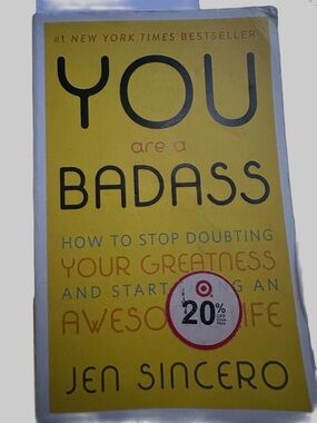 You Are a Badass — Yellow Motivational Paperback by Jen Sincero